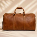 Handmade Leather Getaway Duffle by Rivetd Co, view 3